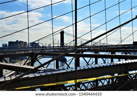 Manhattan Bridge from Brooklyn Bridge