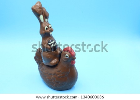 Chocolate Easter Composition