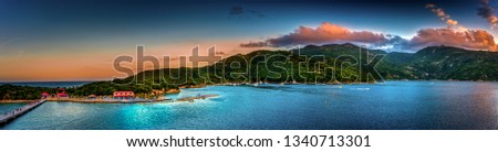 The tropical port of Labadee in Haiti Royalty-Free Stock Photo #1340713301