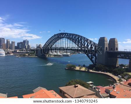 Sydney Harbour summer time, clear day
