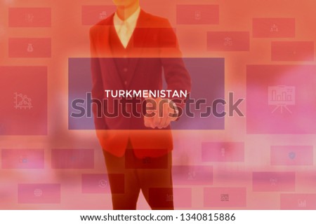 TURKMENISTAN - technology and business concept