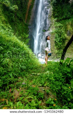 Waterfall at Sidoharjo, Curug Perawan