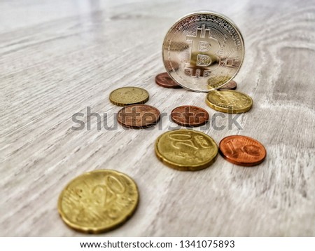 Bitcoin with some Euro coins