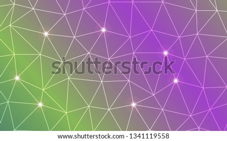 Abstract illustration with an elegant triangles. Design for flyer, wallpaper, presentation, paper. Vector illustration. Creative gradient color