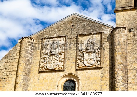 Monastery of Santa Maria del Parral in Segovia in a bright Summer day. Castilla y Leon, Spain