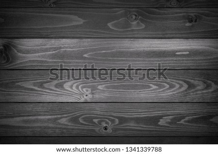 Natural background of black wooden plank boards horizontal