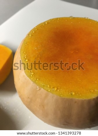 beautiful pumpkin in orange