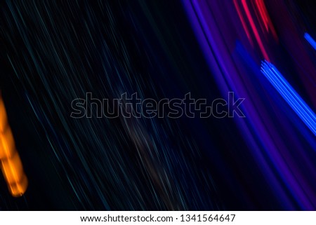 Abstract background of blurred motion of light