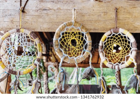 The symbol of the shaman. Shaman's amulet of the Dreamcatcher
