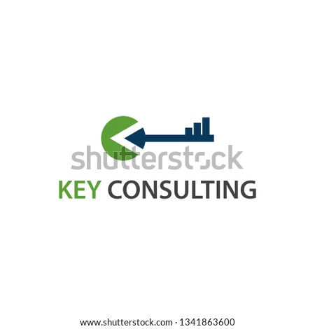 key consulting logo vector