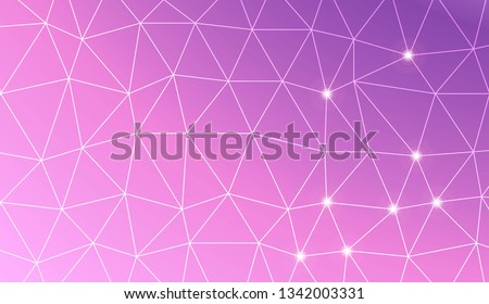 Triangular style. Style for your business design. Vector illustration. Creative gradient color