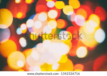 Christmas wallpaper decorations concept.xmas holiday festival backdrop:sparkle circle lit celebrations display.