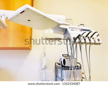 Dental equipment and dental health.