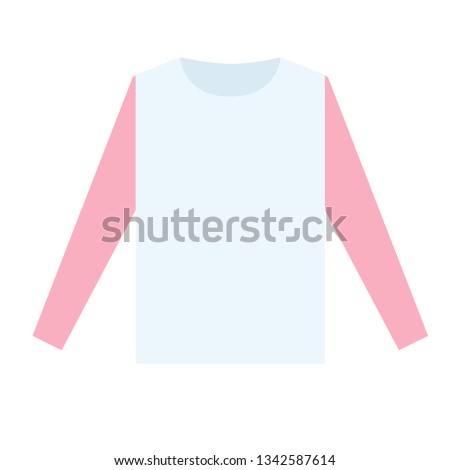 Blouse flat illustration. Home, travel and lifestyle series