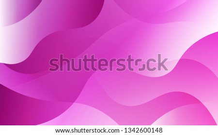 Template Background With Wave Geometric Shape. For Design, Presentation, Business. Vector Illustration.