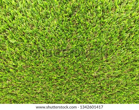 Texture of bright green artificial grass can use for background and design. 