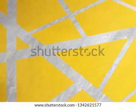 Abstract geometric patterns with stripes, lines. yellow Seamless background. Simple lattice graphic design