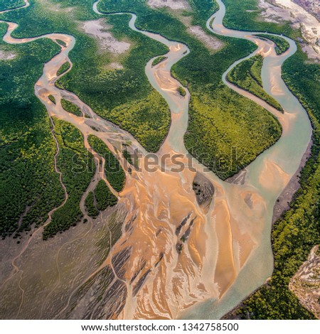 River delta, Mozambique