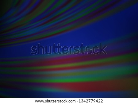Dark BLUE vector bokeh and colorful pattern. Colorful illustration in blurry style with gradient. The elegant pattern for brand book.