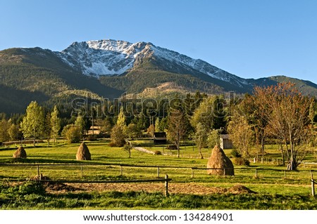 The Rodna Mountains in Transylvania - Romania Royalty-Free Stock Photo #134284901