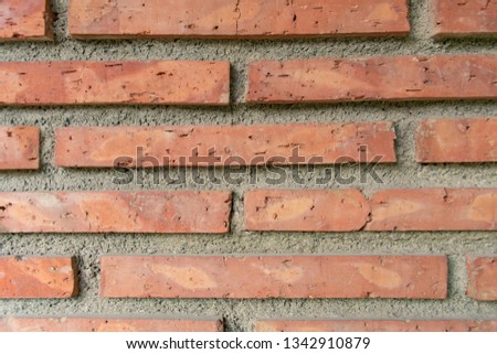 Caravista brick wall. red brick wall texture. Grunge background wallpaper