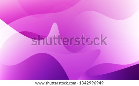 Template Abstract Background With Curves Lines. Design For Cover Page, Poster, Banner Of Websites. Vector Illustration.