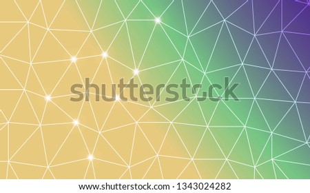 Template background with curved line. Triangles style. Background for your business project. Advert, template screen. Vector illustration. Creative gradient color