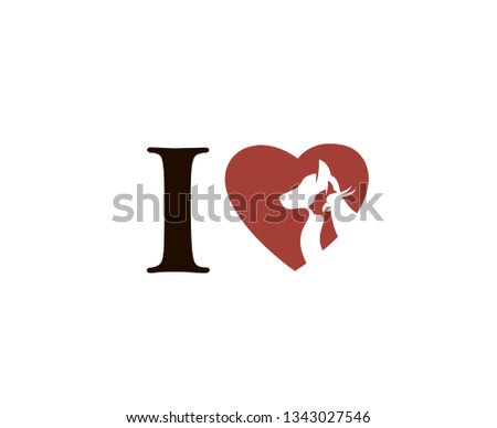 illustration of pets label with cat, bird and dog in heart