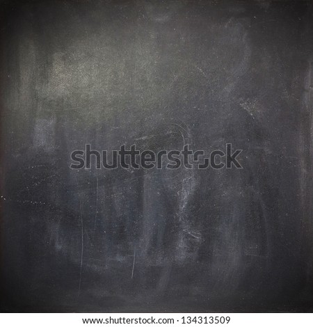 Clean chalk board with blank space