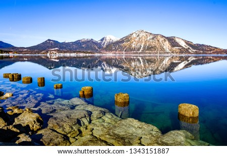walchensee lake in bavaria - germany - photo