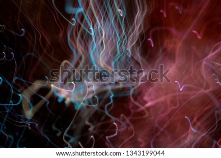 Abstract lights - extended shutter speed