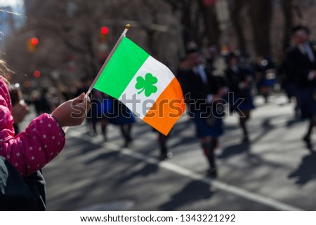 Saint Patricks day parade Royalty-Free Stock Photo #1343221292