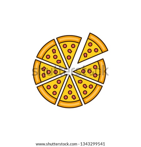 Pizza Logo template