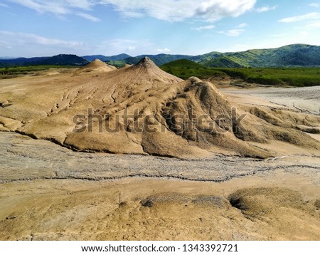 muddy volcanoes from Buzau Romania