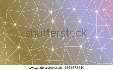 Pattern with abstract line in triangles style. For your home interior wallpaper, fashion print. Vector illustration. Creative gradient color
