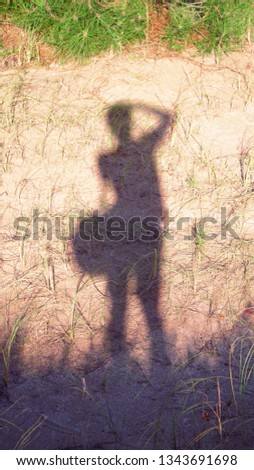                            The shadow of a photographer    