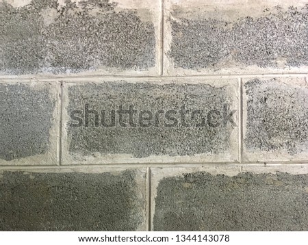 Cement block wall texture and background