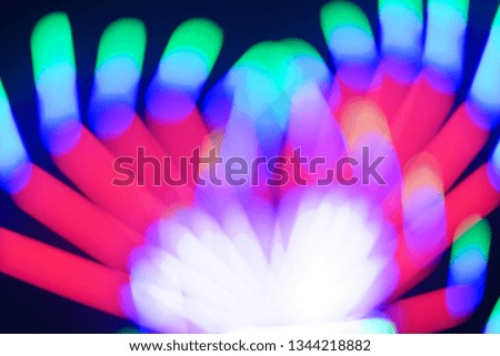 Abstract colorful lighting blurry