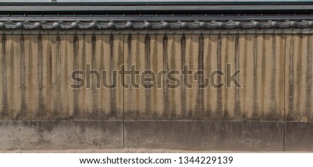 Dirty Japanese Traditional  Wall 