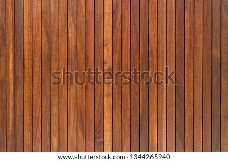 Brown wood texture wall for background, wooden planks. Royalty-Free Stock Photo #1344265940