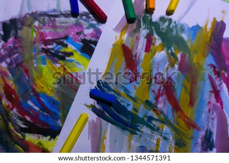 hand painted abstract background
