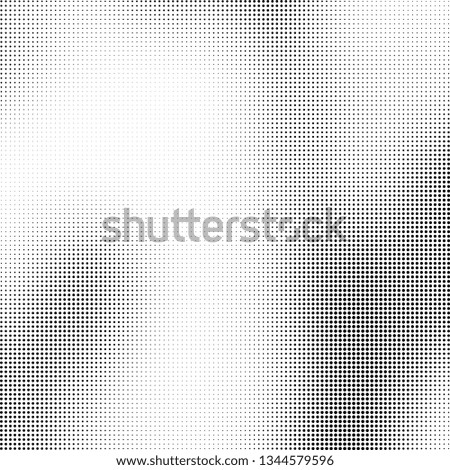 Halftone texture is monochrome. Abstract black and white background of dots