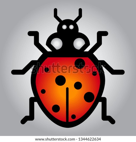 Insect Ladybug. Logo, Identity, Style