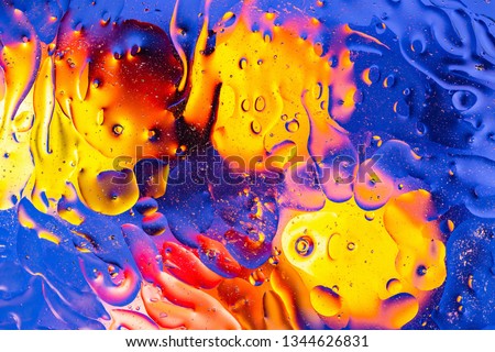 Red, orange, blue, yellow colorful abstract design, texture. Beautiful backgrounds.
