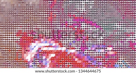Horizontal abstract background with spotted halftone effect. Dots pattern.