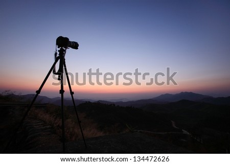  camera at the sunrise