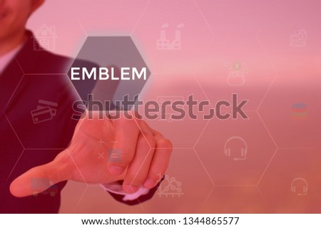 EMBLEM - technology and business concept