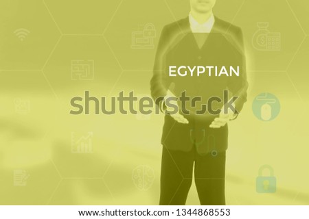 EGYPTIAN - technology and business concept
