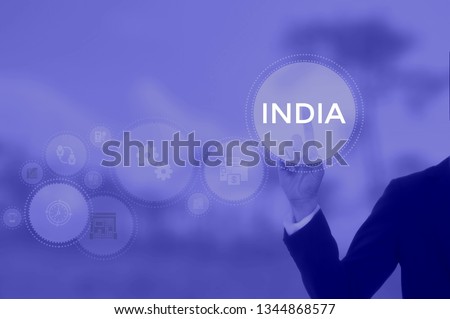 INDIA - technology and business concept