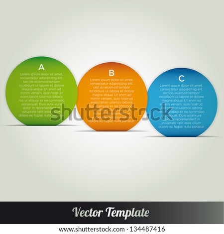 Modern template infographics options banner. Vector illustration. can be used for web design.